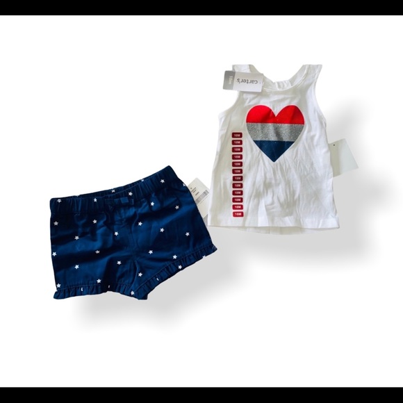 Carter's | Matching Sets | New Cute Baby Girl Outfit | Poshmark